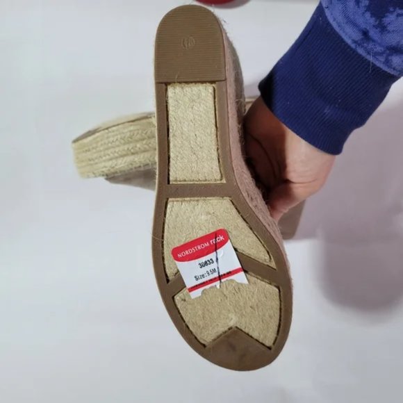 Marc Fisher Adalyn suede espadrilles wedges sandals 9.5 nwt - Picture 5 of 5